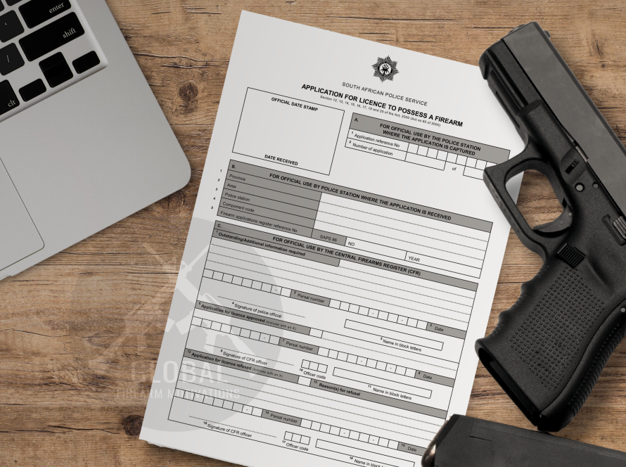 Application for a license to possess a firearm